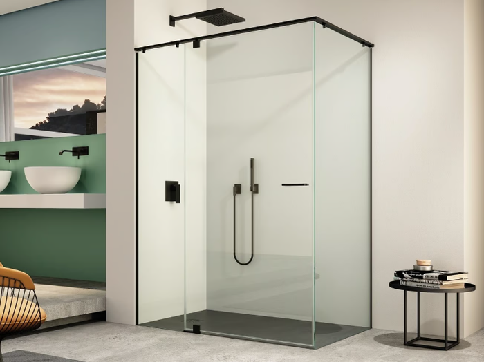 IUNIX - Corner tempered glass shower cabin _ Provex Industrie